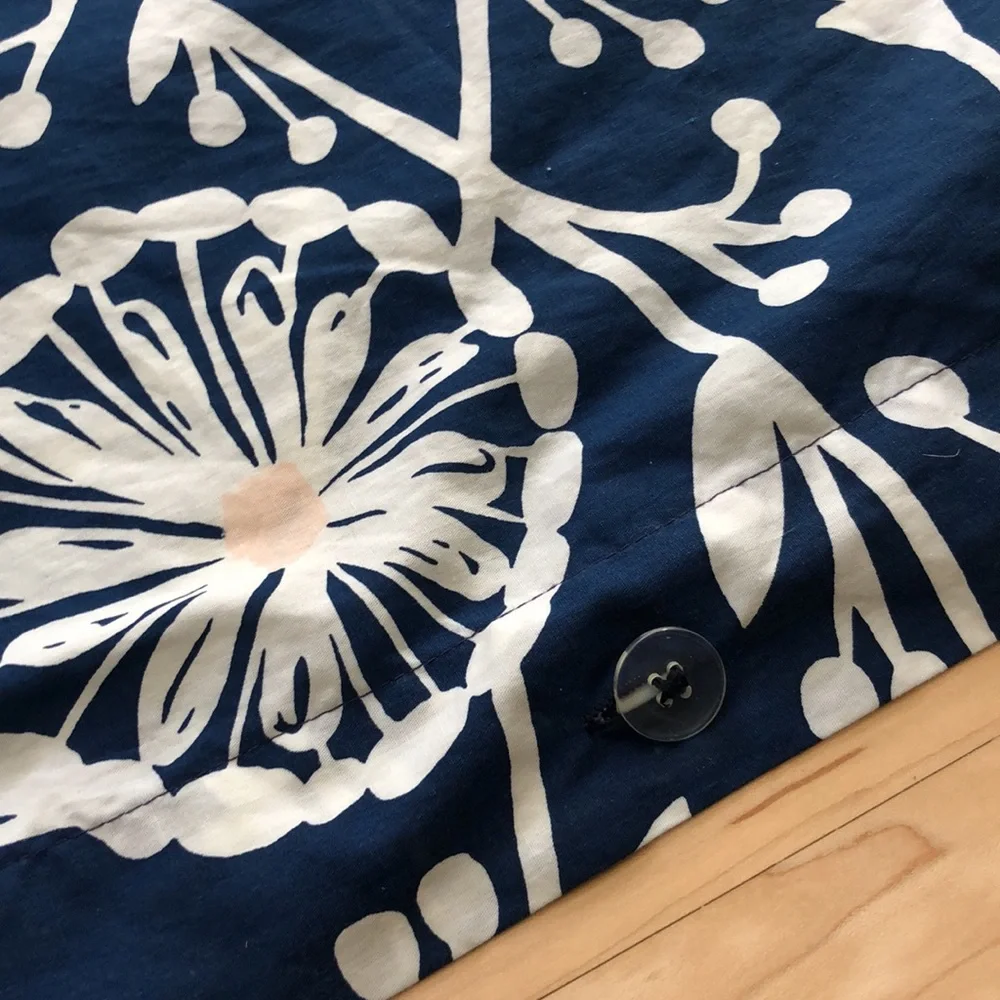 Pottery Barn Dorm Twin duvet and 2 shams
